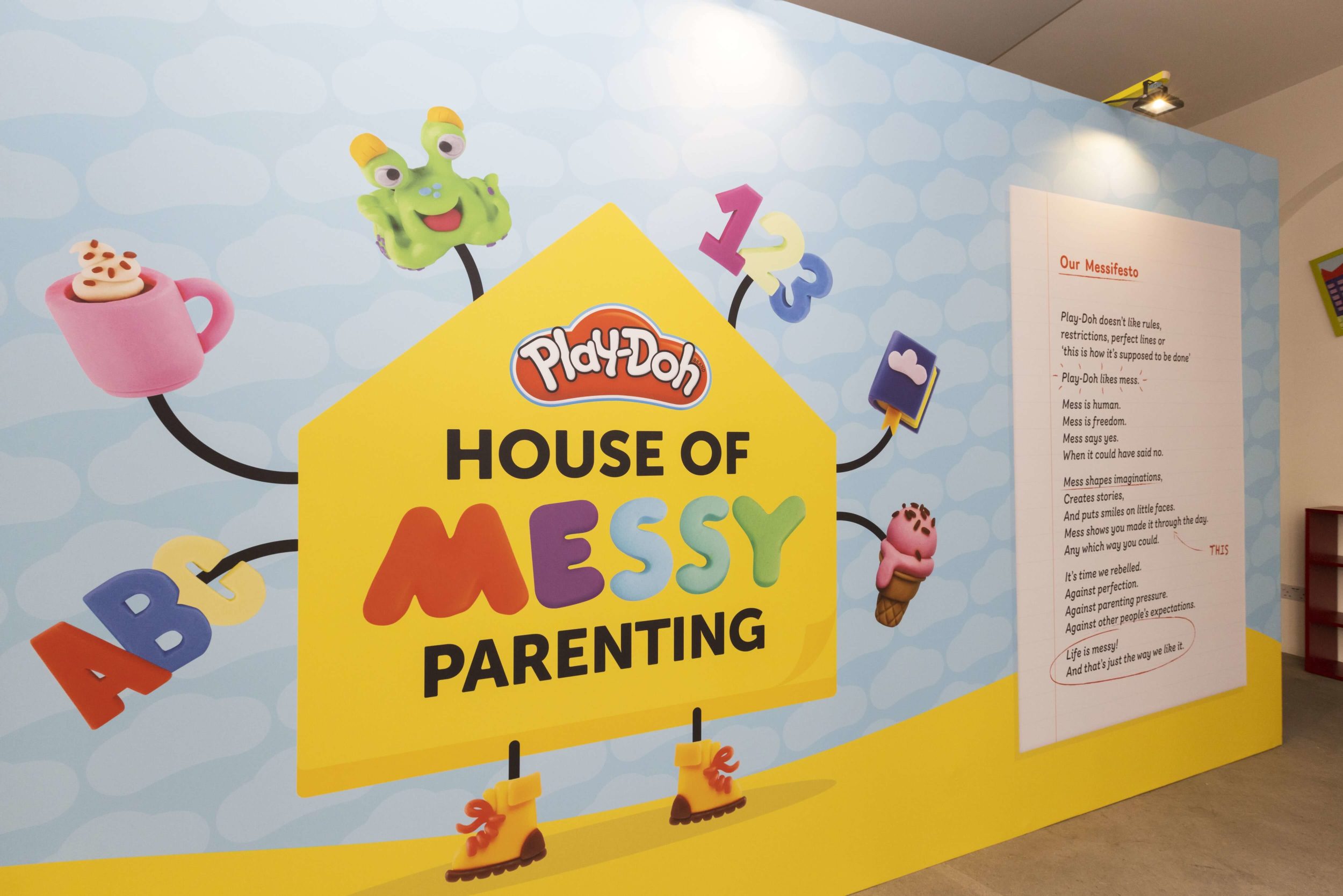 Wall art for the campaign