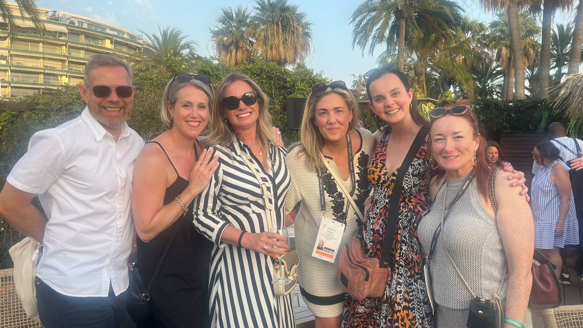 A group shot of the PrettyGren team in Cannes